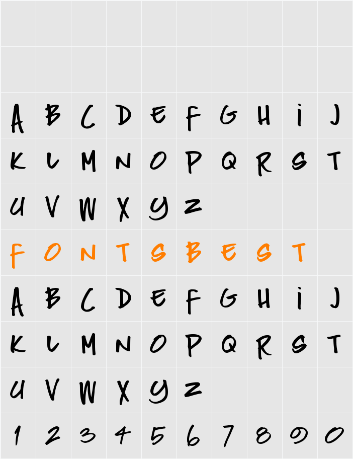 PEAK Character Map