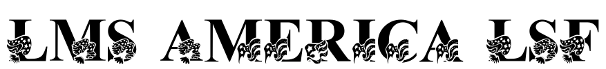LMS America LSF Font Image