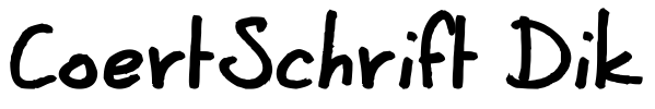 CoertSchrift Dik