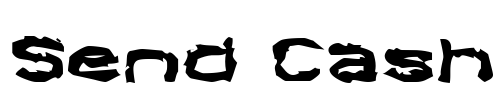 Send Cash Font Image