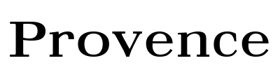 Provence Font Image