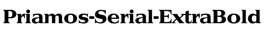 Priamos-Serial-ExtraBold