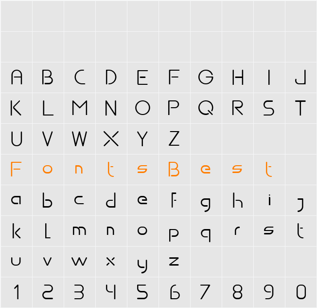 Develuz Character Map