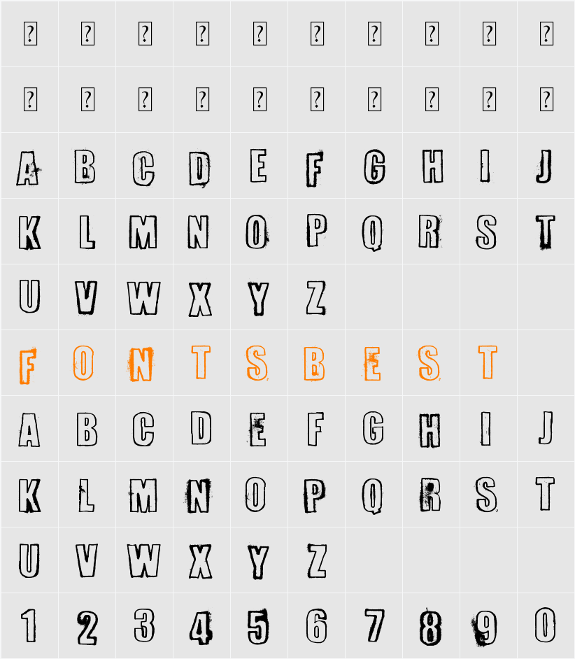 Perversionist Character Map