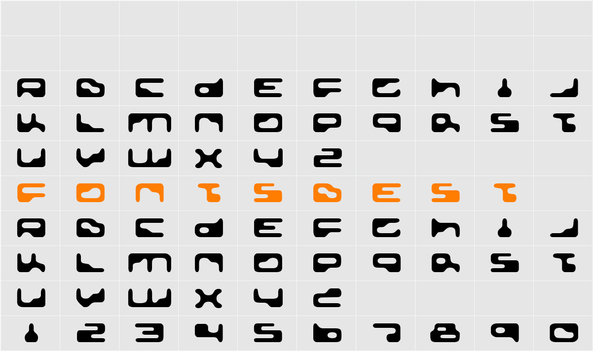 Golden Girdle Character Map