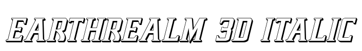 Earthrealm 3D Italic