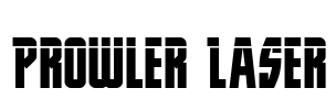Prowler Laser Font Image