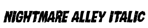 Nightmare Alley Italic