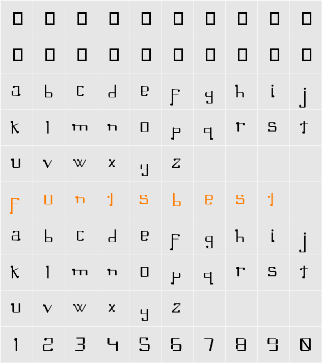 Omellons Character Map