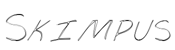 Skimpus Font Image