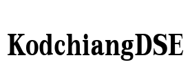 KodchiangDSE Font Image