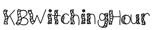 KBWitchingHour Font Image