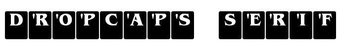 DropCaps Serif