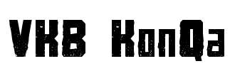 VKB KonQa Font Image