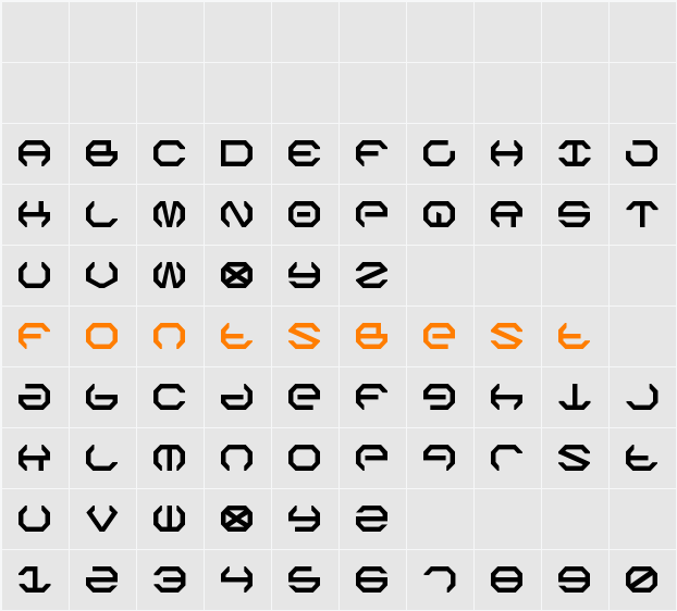 Omega Sentry Character Map