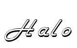 Halo Font Image