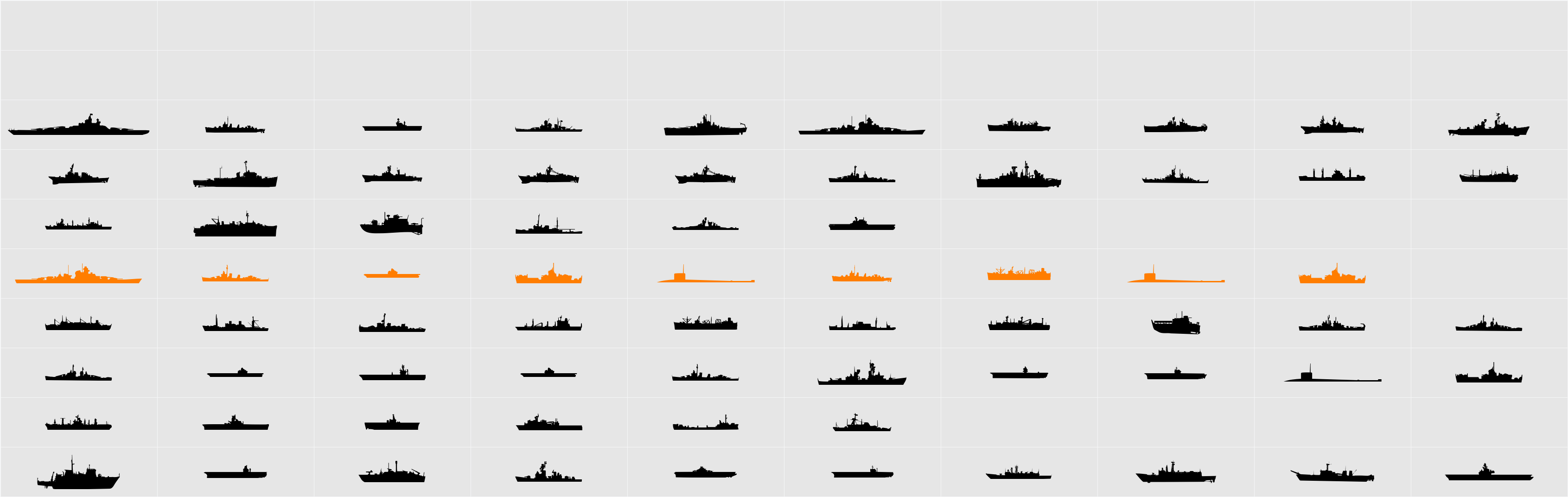US Navy Mirror Character Map