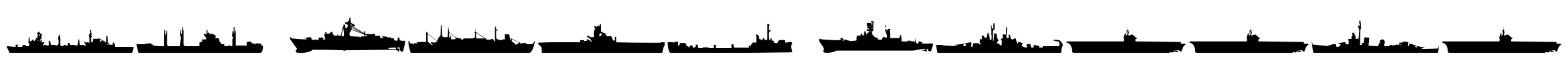 US Navy Mirror Font Image