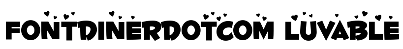Fontdinerdotcom Luvable Font Image