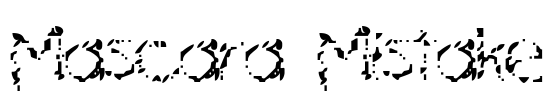 Mascara Mistake Font Image