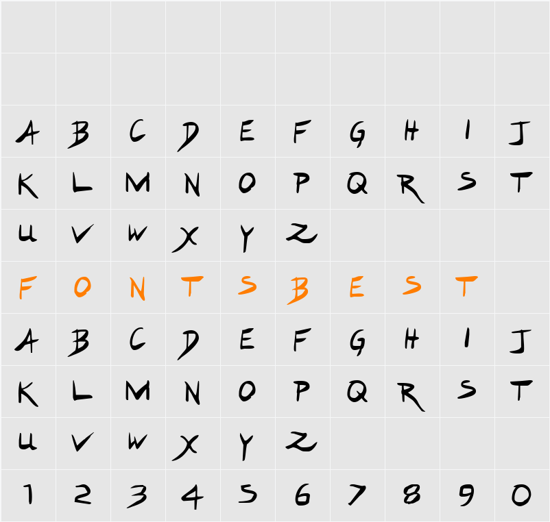 Hakturus Character Map