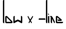 low x -line Font Image