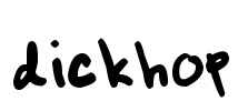 dickhop Font Image