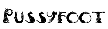 Pussyfoot Font Image