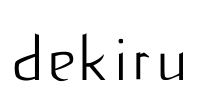 dekiru  Font Image