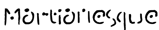 Martianesque Font Image