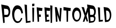 PCLifeIntoxBld Font Image