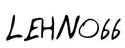 LEHN066 Font Image
