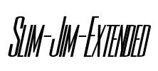 Slim-Jim-Extended Font Image
