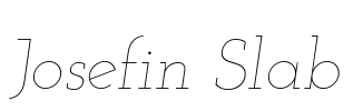 Josefin Slab