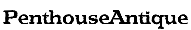 PenthouseAntique Font Image