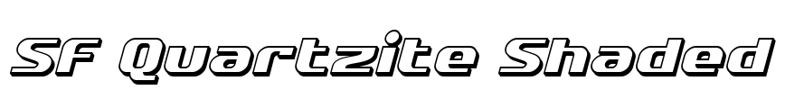 SF Quartzite Shaded Font Image