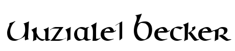 Unziale1 Becker Font Image