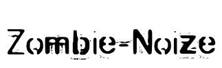 Zombie-Noize Font Image