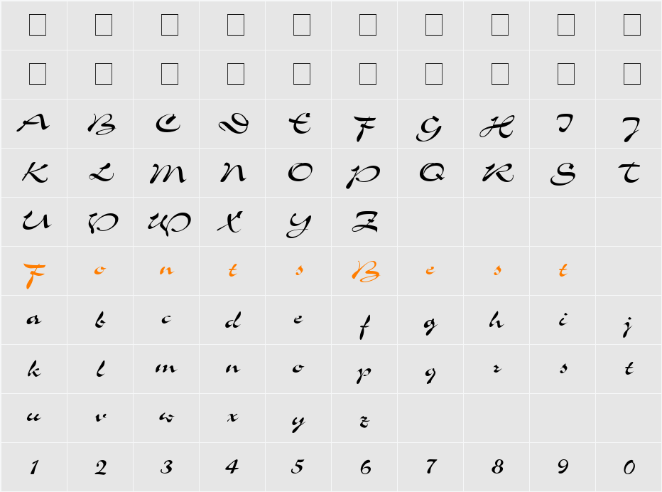 Shogun Character Map