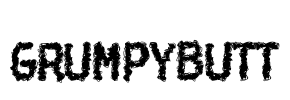 Grumpybutt Font Image