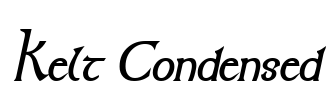 Kelt Condensed Font Image