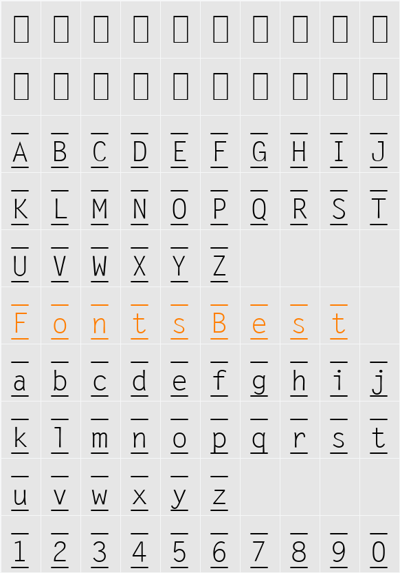 Keyboard Character Map