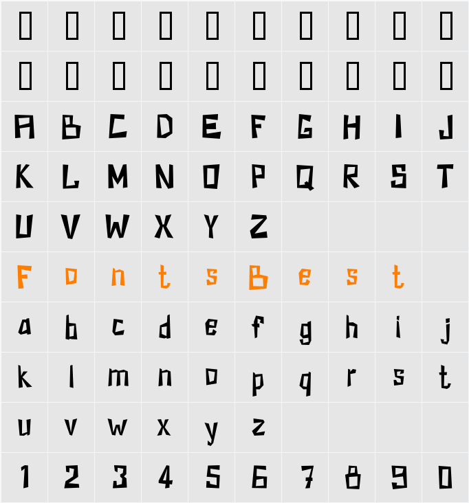 KZ Kirpich Character Map