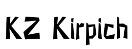 KZ Kirpich Font Image
