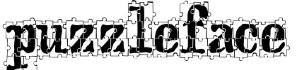 puzzleface Font Image