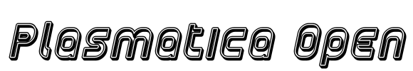 Plasmatica Open Font Image