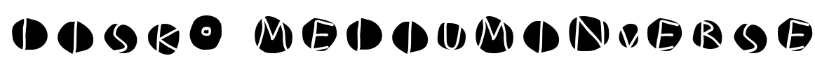 DiskO-MediumInverse Font Image