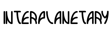 interplanetary Font Image