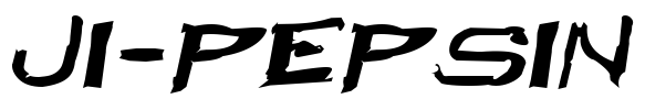 JI-Pepsin Font Image