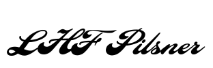 LHF Pilsner Font Image